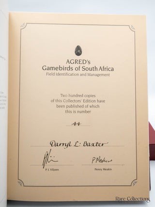 Agred's Gamebirds of South Africa - Field Identification and Management (Collector's Edition)
