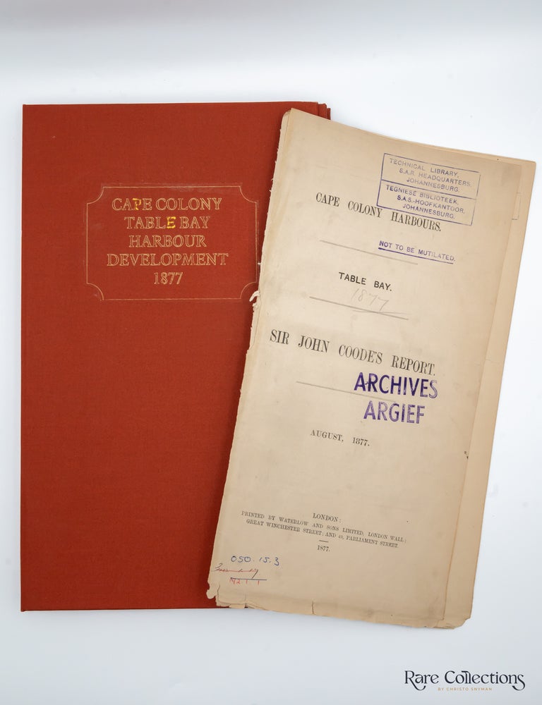 Item #31260 Cape Colony Table Bay Harbour Development 1877. Sir John Goode.