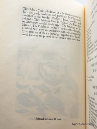 The Metamorphoses of Publius Ovidius Naso (#44 of 75 Specially bound copies + Suite of prints)