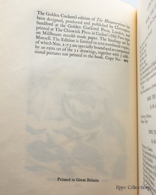 The Metamorphoses of Publius Ovidius Naso (#44 of 75 Specially bound copies + Suite of prints)