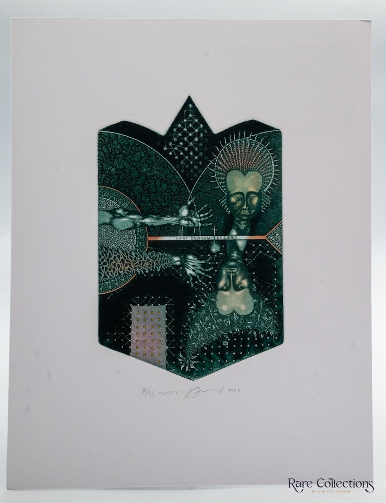 Item #31767 Ex-Libris - Luigi Bergomi "Magdalena". Juri Jakovenko.