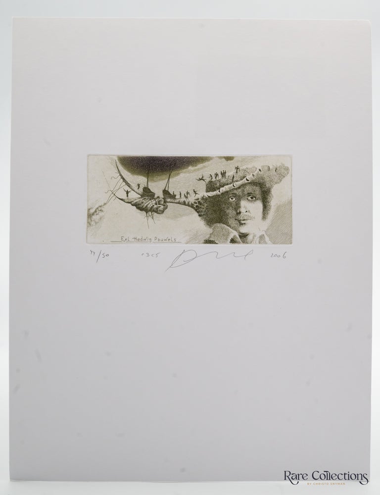 Item #31816 Ex-Libris - Hedwig Pauwels "The Jump". Juri Jakovenko.