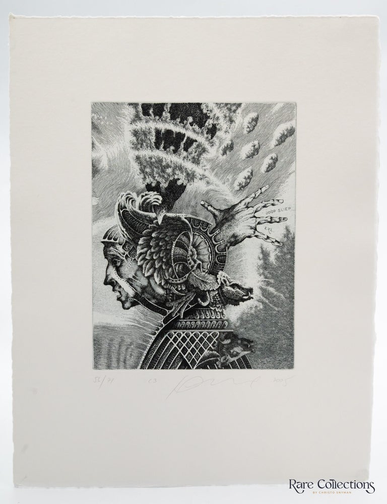 Item #31823 Ex-Libris - Joop Sliep "Goliath". Juri Jakovenko.