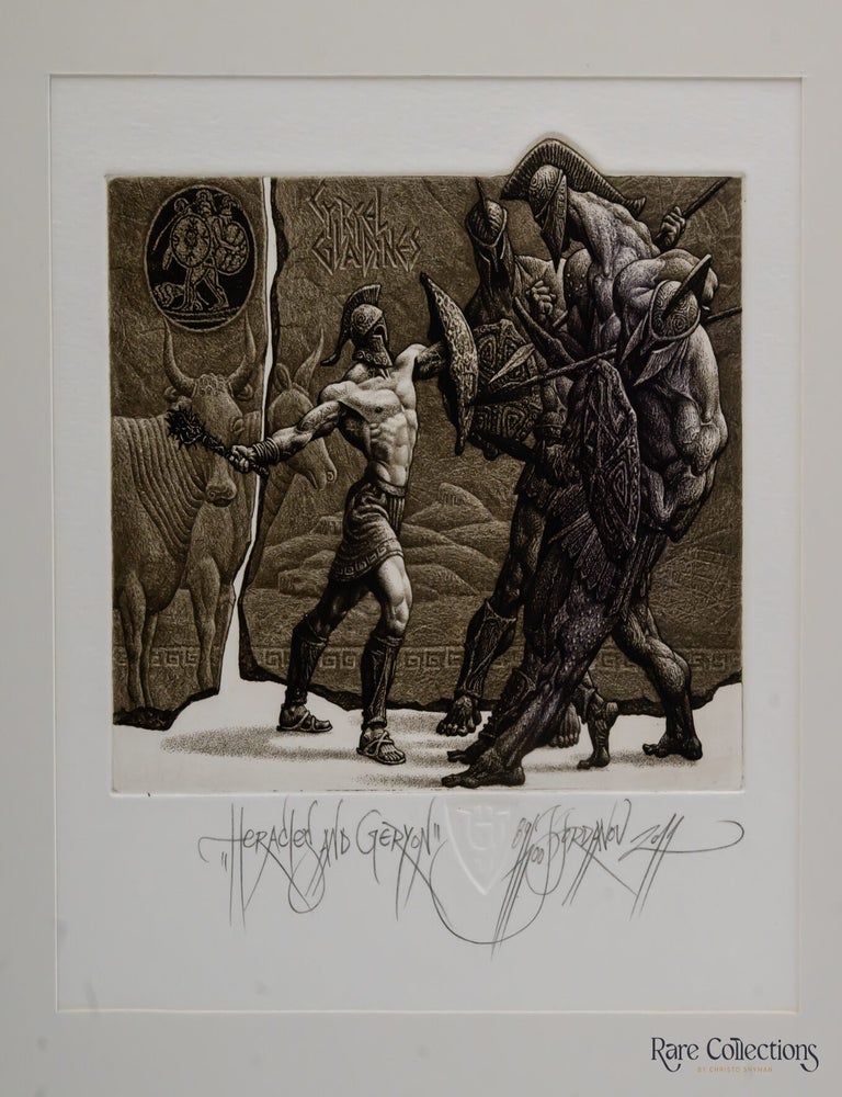 Item #31834 Hercules and Geryon (Cyriel Gladines). Julian Jordanov.