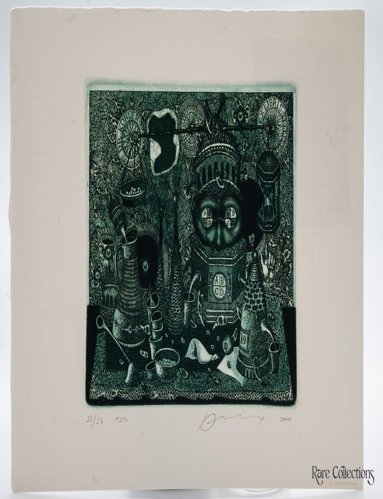 Item #31841 Ex-Libris - H.D Kohler "Alchemy". Juri Jakovenko.