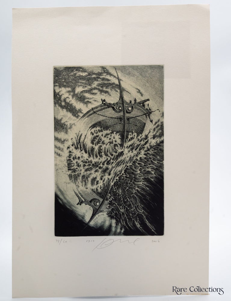 Item #31847 Ex-Libris - Joop Sliep "Storm". Juri Jakovenko.