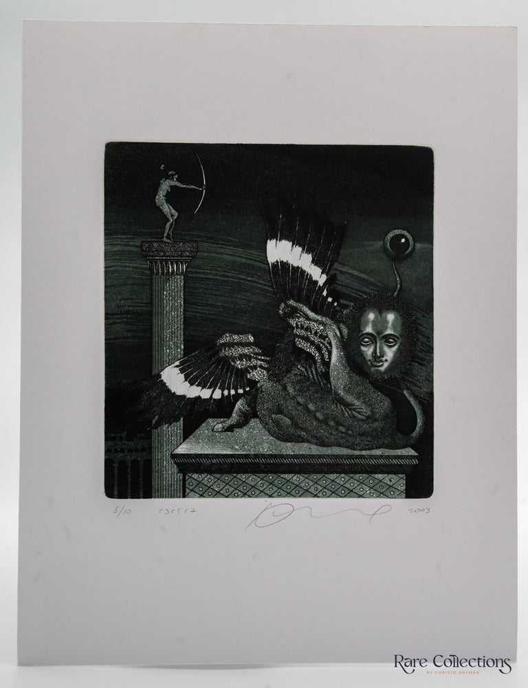 Item #31860 Ex-Libris - Joop Sliep "Amazon". Juri Jakovenko.