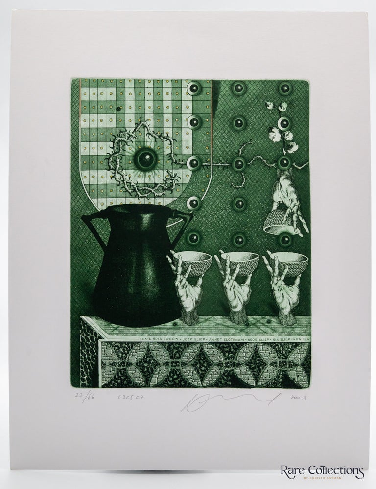 Item #31880 Ex-Libris - Joop Sliep "Friendship". Juri Jakovenko.
