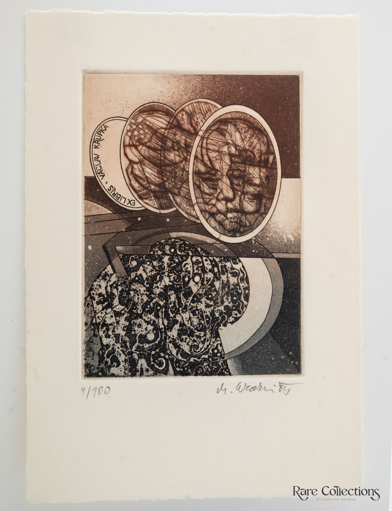 Item #31935 Ex-Libris Vaclav Krupka. Milan Erazim.