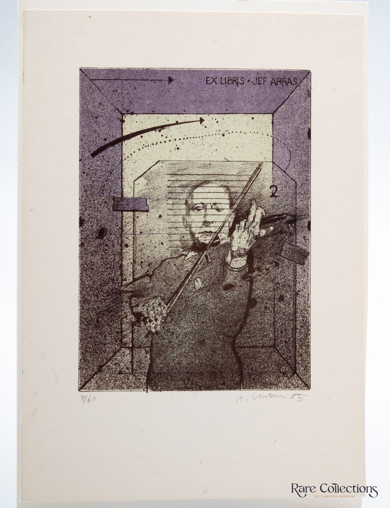 Item #31941 Ex-Libris Jef Arras. Milan Erazim.