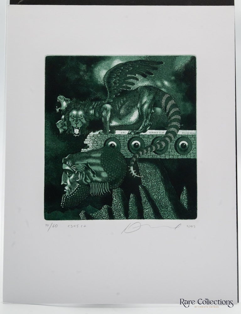 Item #31989 Ex-Libris - Gerhard Polderman "Hercules". Juri Jakovenko.