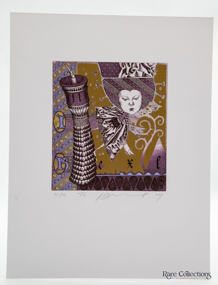 Item #32018 Ex-Libris - Isolde Kern "Children's Dream". Juri Jakovenko.