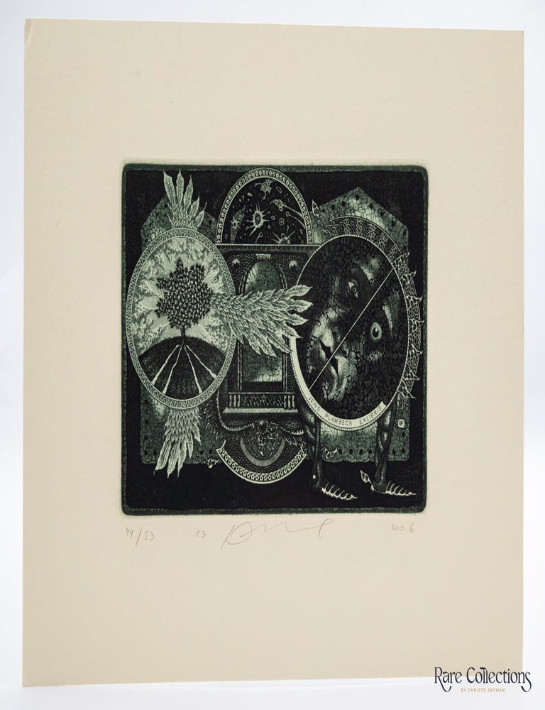 Item #32020 Ex-Libris - Jens Plambeck "Driving out of Paradise". Juri Jakovenko.