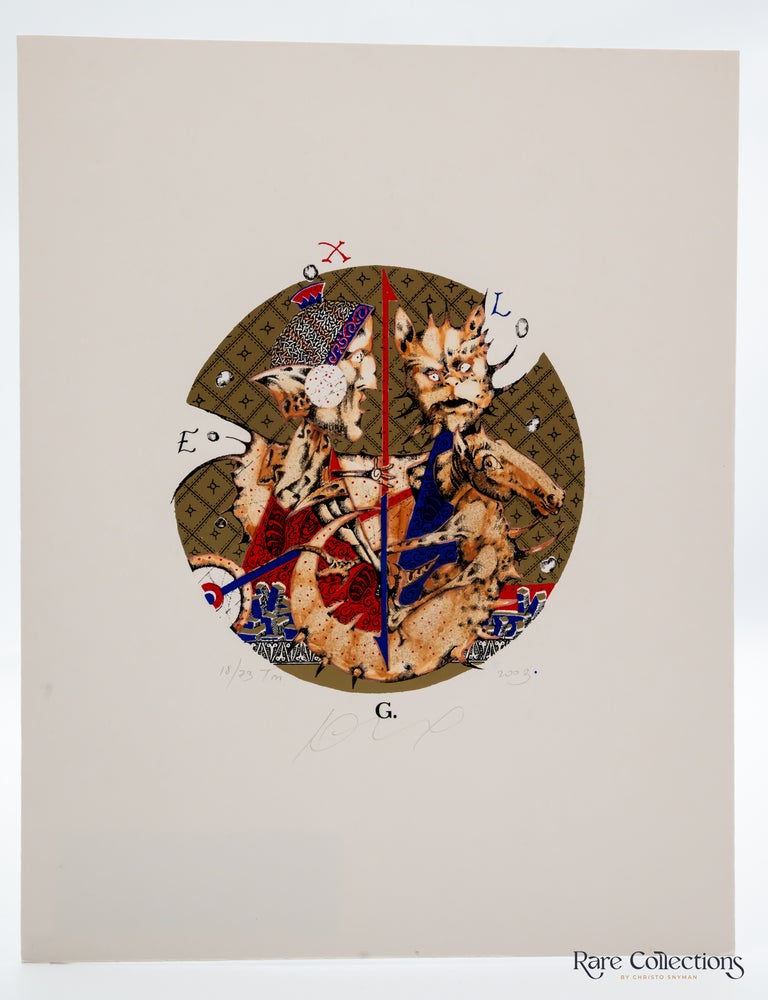 Item #32044 Ex-Libris - Juri Jakovenko "St George". Juri Jakovenko.