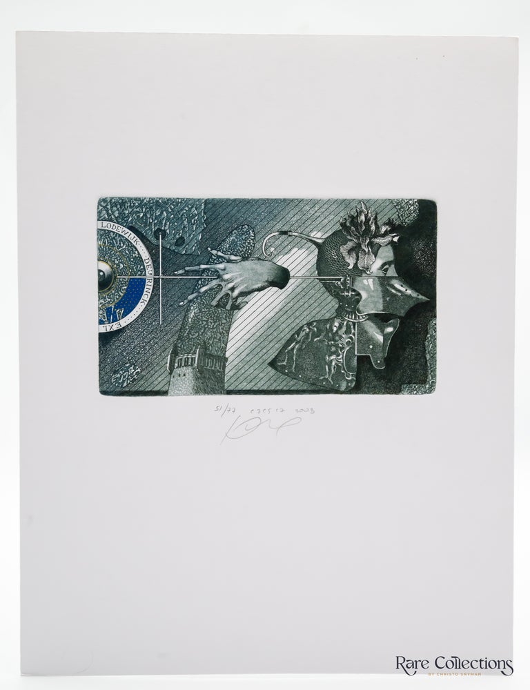 Item #32056 Ex-Libris - Lodewijk Deurinck "Joan of Arc". Juri Jakovenko.