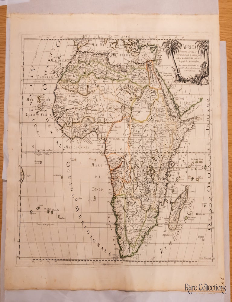 Item #32087 L'Africa Nuouamente corretta, et accresciuta secondo le relationi piu moderne da Guglielmo Sansone. Giovanni Giacomo de Rossi.