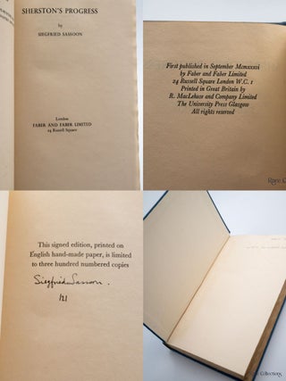 Memoirs of a Fox-Hunting Man, Memoirs of an Infantry Officer, Sherston's Progress - The Sherston Trilogy (Signed Limited Edition)