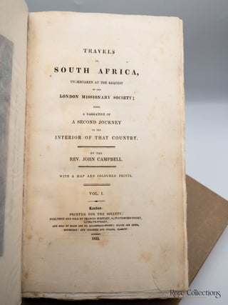 Travels in South Africa Undertaken at the Request of the London Missionary Society; Being a Narrative of a Second Journey in the Interior of That Country (Fine Large Paper Copy in Original Boards)