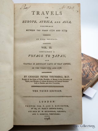 Travels in Europe, Africa, and Asia Made Between the Years 1770 and 1779, Containing a Voyage to the Southern Parts of Europe, and the Cape of Good Hope in Africa, in the Years 1770, 1771, 1772, 1773