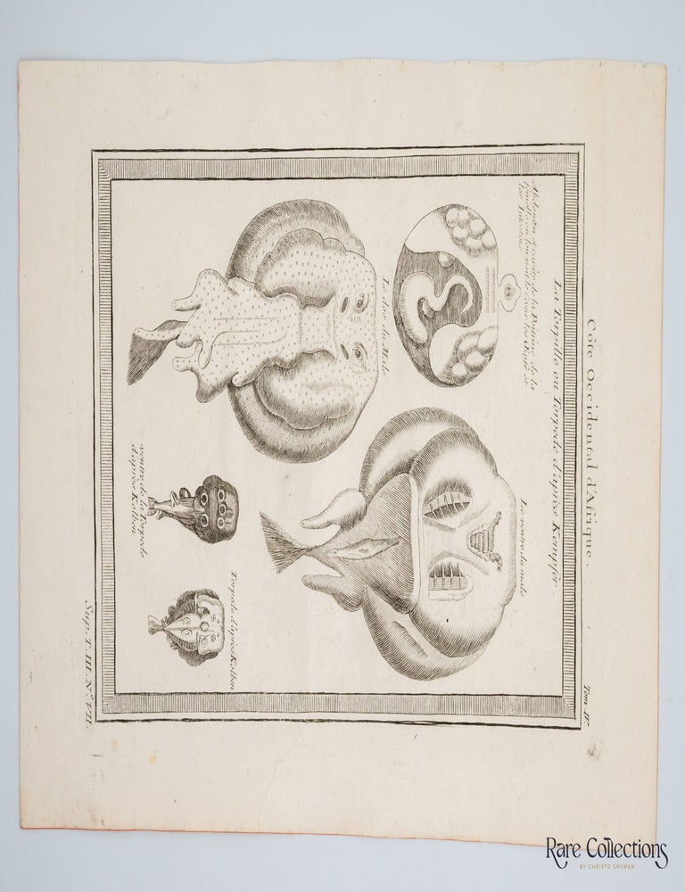 Item #32674 "C&ocirc;te Occidental d'Afrique" (West Coast of Africa). Antoine Fran&ccedil;ois d. Exiles Prevost.