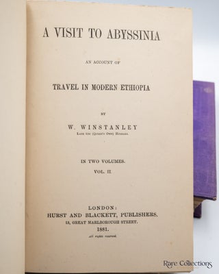 A Visit to Abyssinia An Account of Travel in Modern Ethiopia