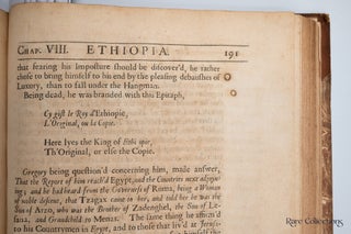 A New History of Ethiopia Being a Full and Accurate Description of the Kingdom of Abessinia, Vulgarly, though Erroneously called the Empire of Prester John in Four Books