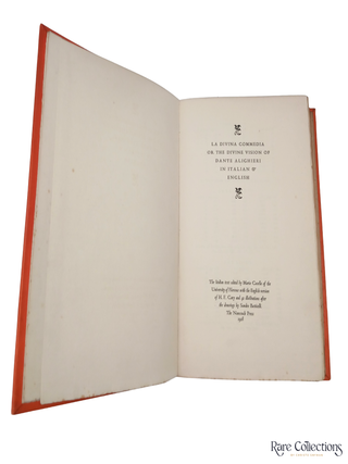 La Divina Commedia or The Divine Vision of Dante Alighieri in Italian & English