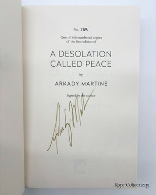 A Memory Called Empire & Desolation Called Peace (Teixcalaan Duology - Signed + Numbered Edition)