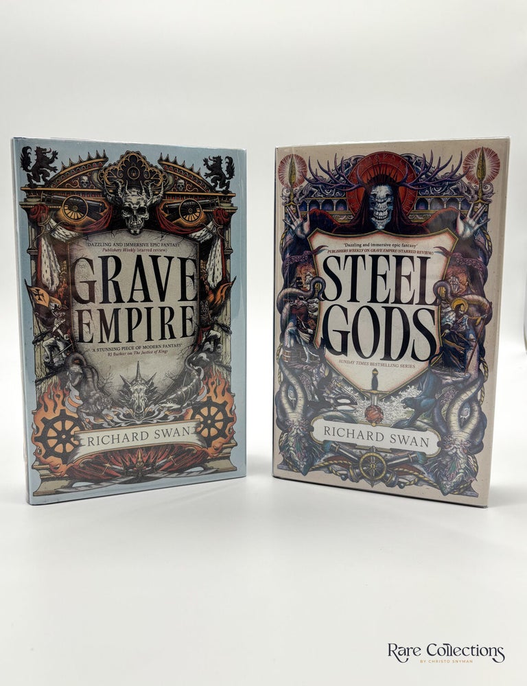 Item #33247 Grave Empire and Steel Gods (Signed Edition). Richard Swan.