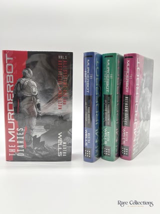 The Murderbot Diaries (Vol 1-3 + Network Effect. Martha Wells.