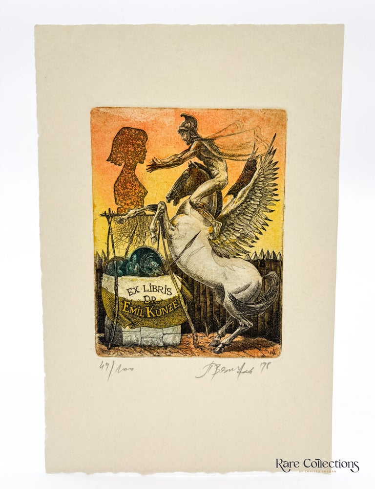 Item #33273 Ex-Libris - Emil Kunze. Peter Velikov.