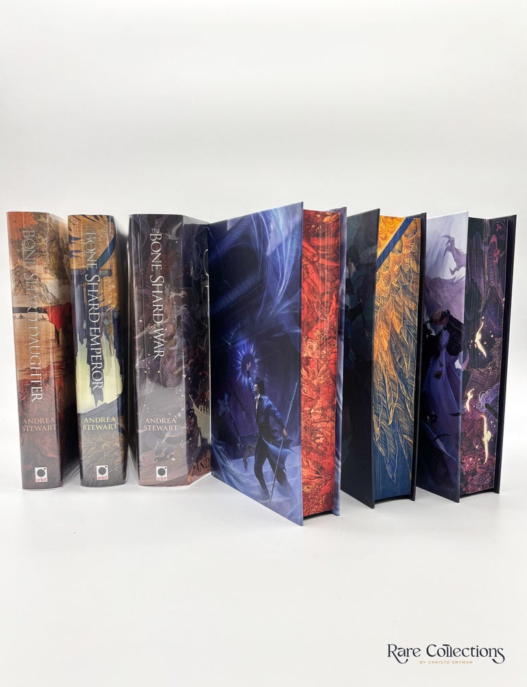Item #33290 The Bone Shard Daughter, The Bone Shard Emperor & The Bone Shard War (The Drowning Empire Trilogy - Signed and Numbered Edition). Andrea Stewart.