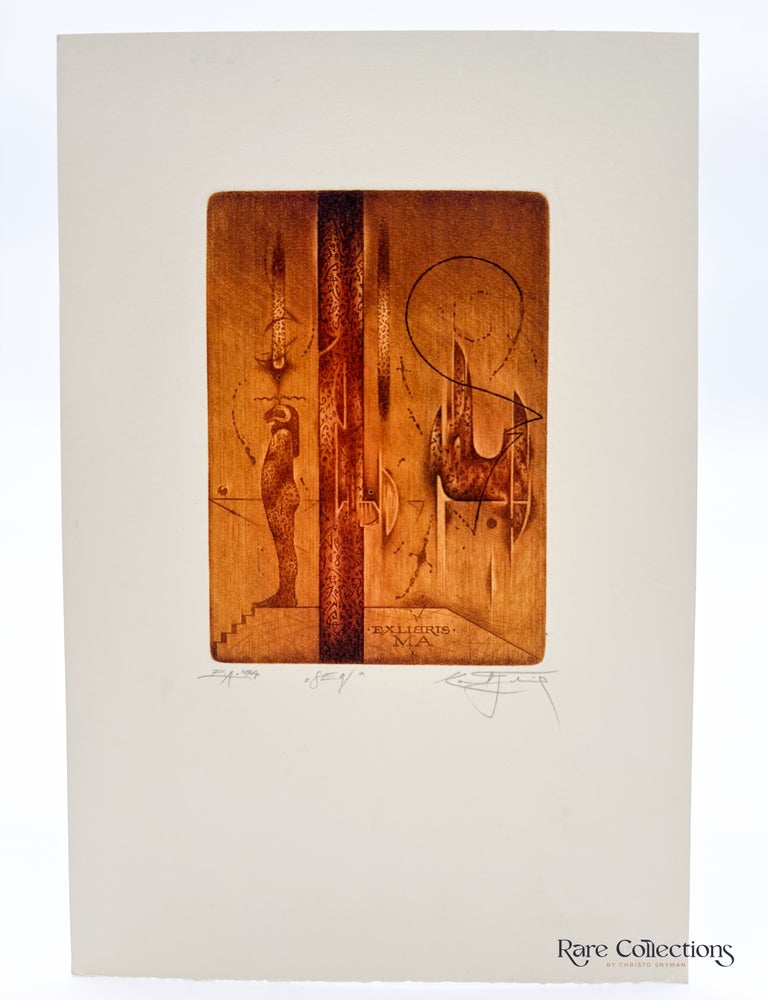 Item #33313 Exlibris - MA. Karol Felix.