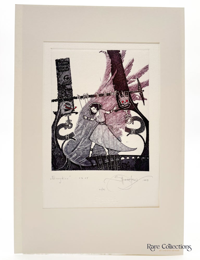 Item #33331 Exlibris - Hugo Viaene "Eurydice". Fedor Shurmelev.