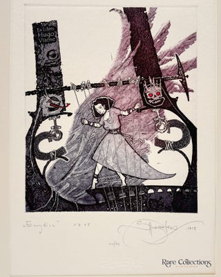 Exlibris - Hugo Viaene "Eurydice"