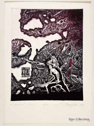 Exlibris - Pavla Krizova "Cancer"