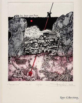 Exlibris - Jack van Peer "Aquarius"