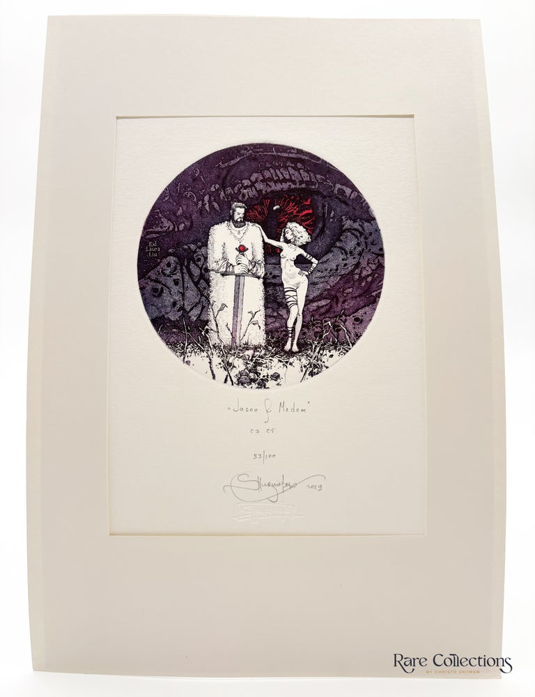 Item #33340 Exlibris - Laura Liu "Jason & Medea". Fedor Shurmelev.