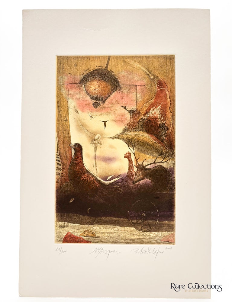 Item #33344 Exlibris - Robert Wenzl "Whisper". Peter Velikov.
