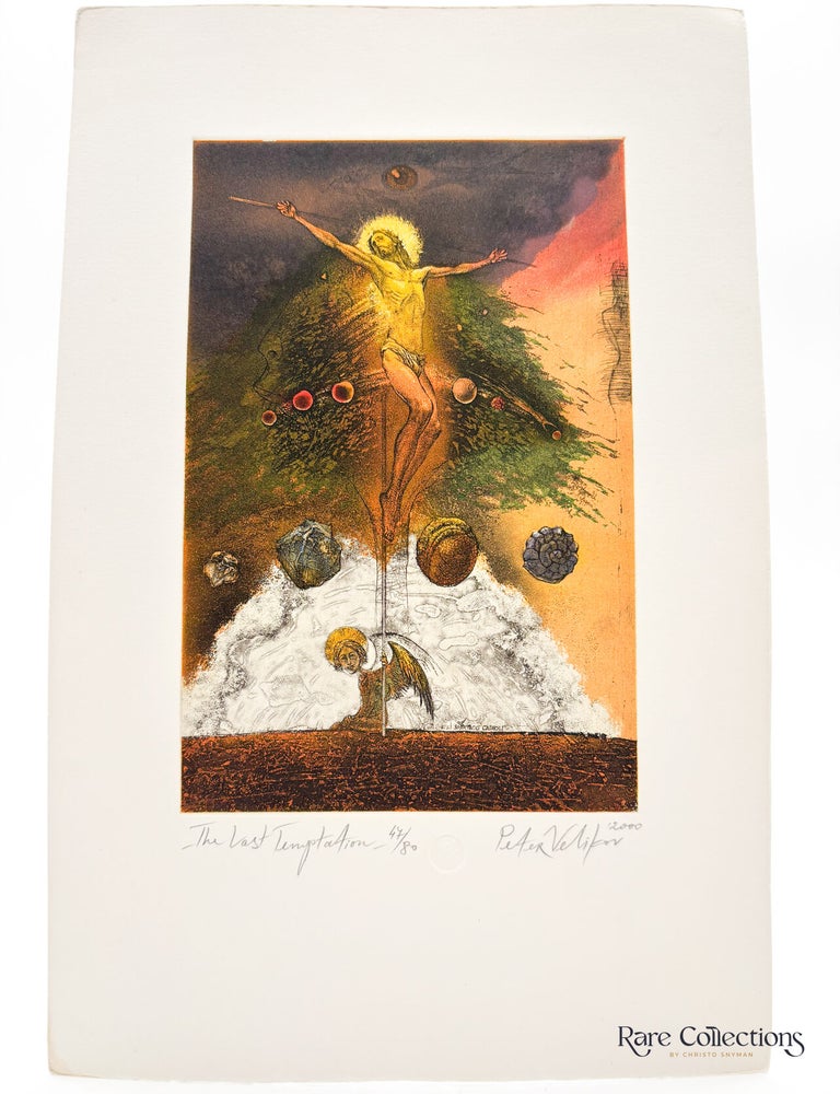 Item #33348 Exlibris - Spartaco Cadioli "The Last Temptation". Peter Velikov.