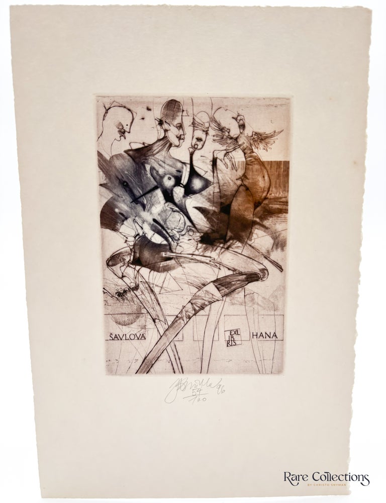 Item #33354 Exlibris - Hana Savlova. Br&aacute;zda Ji &iacute;.