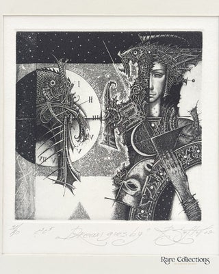 Exlibris - Lodewijk Deurinek "Dream goes by"