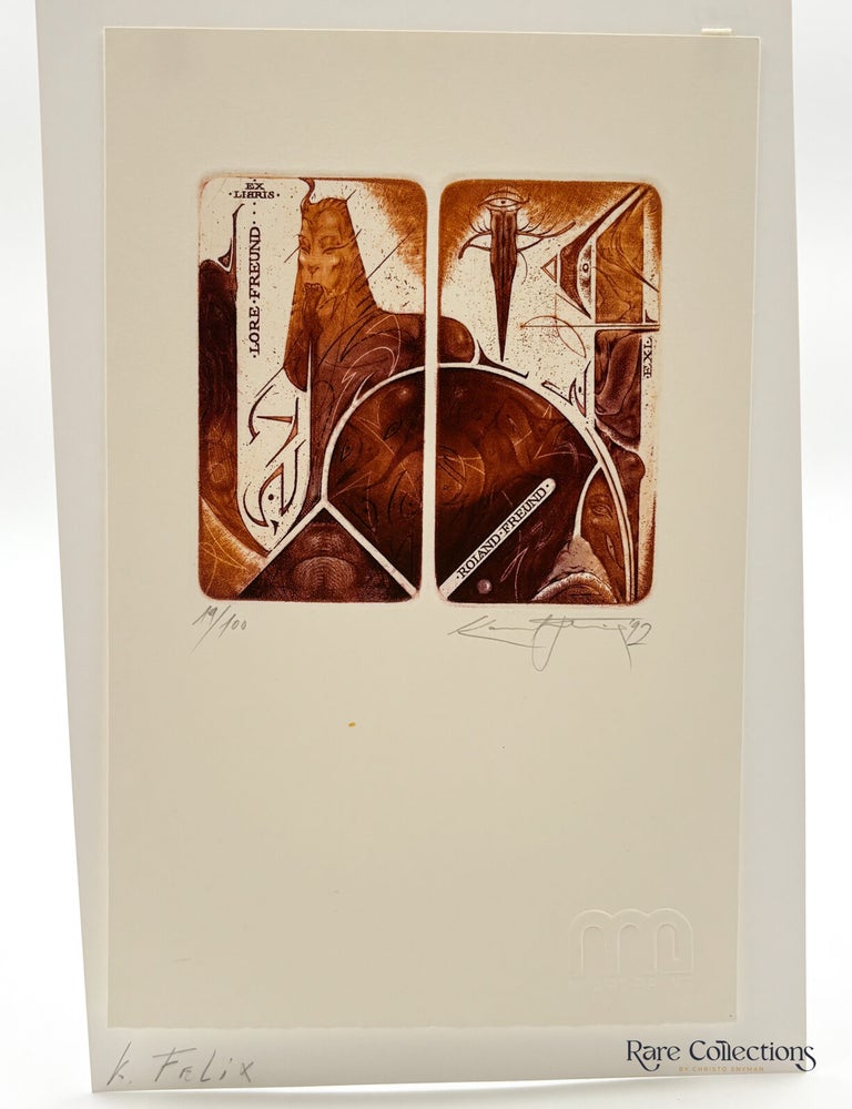 Item #33391 Exlibris - Lore Freund. Karol Felix.
