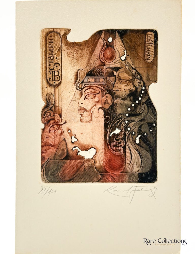 Item #33392 Exlibris - JB Stomph. Karol Felix.