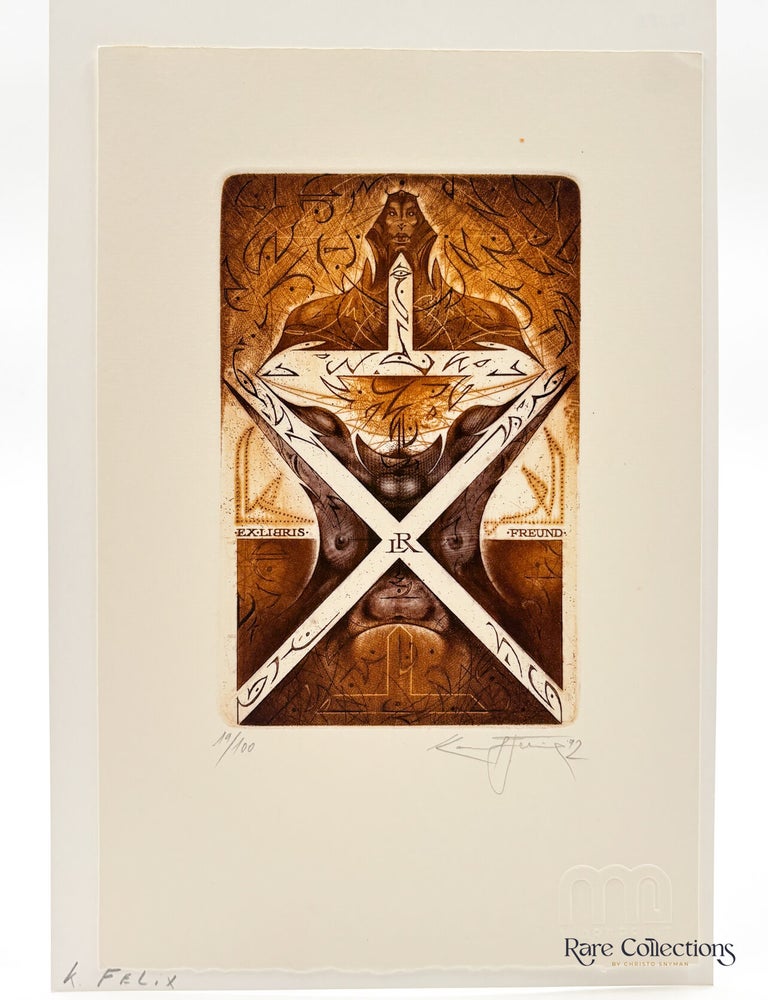 Item #33396 Exlibris - Lore Freund. Karol Felix.
