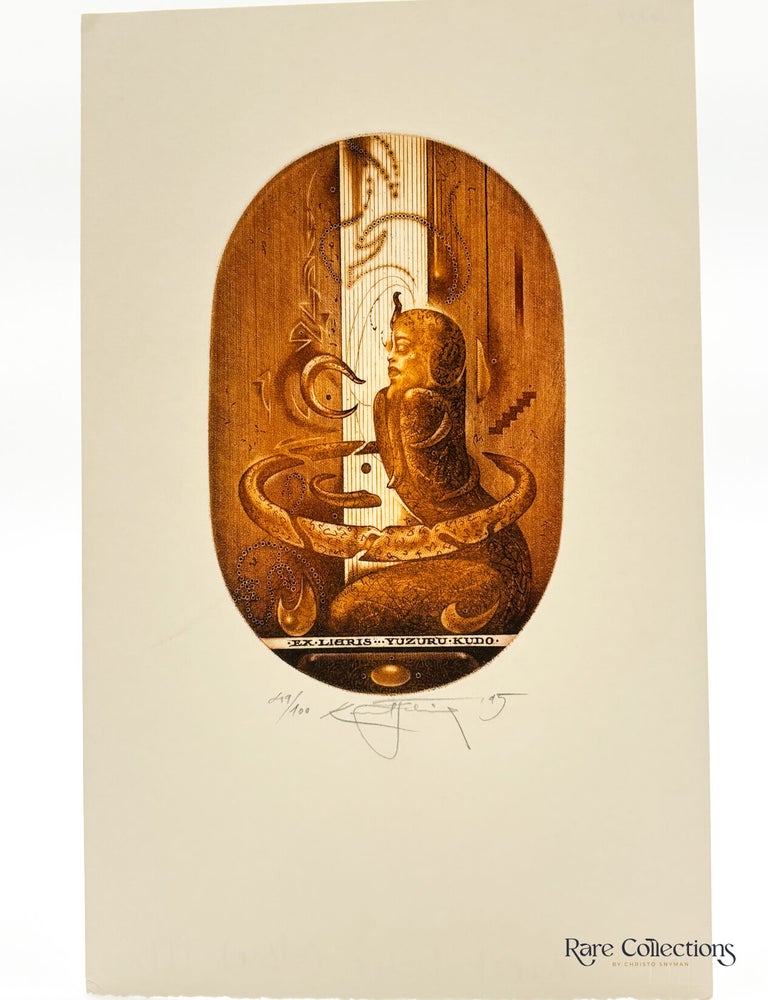 Item #33400 Exlibris - Yuzuru Kudo. Karol Felix.