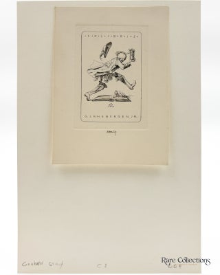 Item #33482 Exlibris - GJ Rhebergen jnr. Gerhard Wilhelm August Stauf