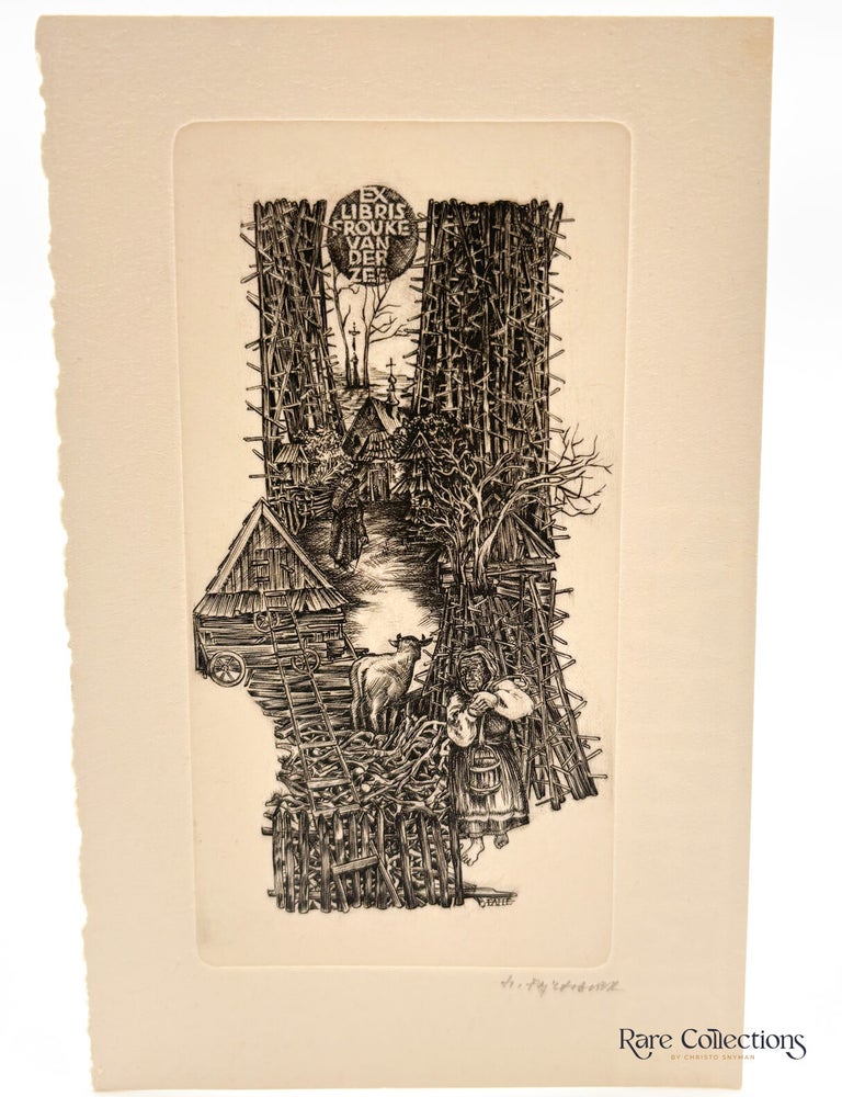 Item #33497 Exlibris - Frouke van der Zee. Henryk Fajlhauer.
