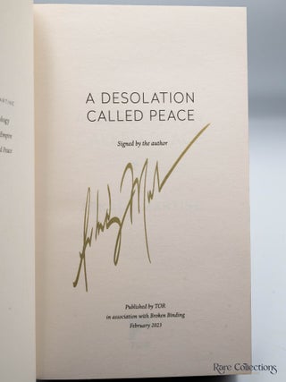 A Memory Called Empire & A Desolation Called Peace (Broken Binding Signed Special Edition)