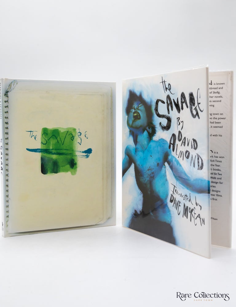 Item #3489 The Savage (Double Signed - Remarque). David Almond, Dave McKean.